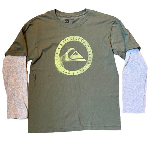 Quicksilver Boy’s MD long sleeve graphic t-shirt - Picture 1 of 5